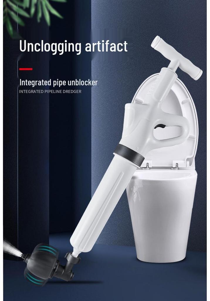 Enhanced High-Pressure Toilet Unclogger – One-Shot Clog Removal Tool