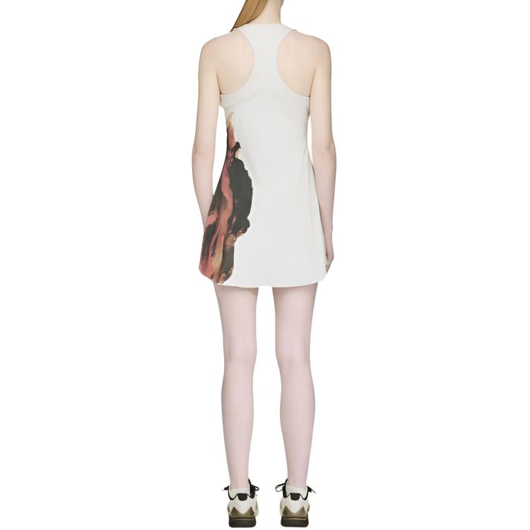 Y-3 FW25 Tennis Series Printed Slim Fit Sleeveless Dress Women Dresses JW0125