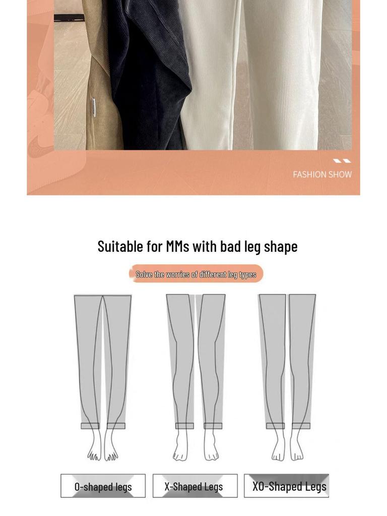 Pantaloni Harem Skinny pentru Femei - Elegante Picioare Drepte Înguste pentru Toamnă, Primăvară și Iarnă 2025