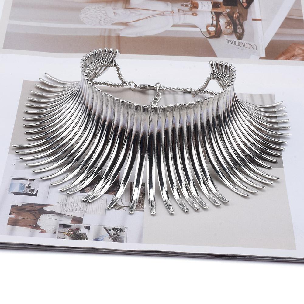 Fashion Personality Tribal Famous Exaggerated Necklace Short Necklace