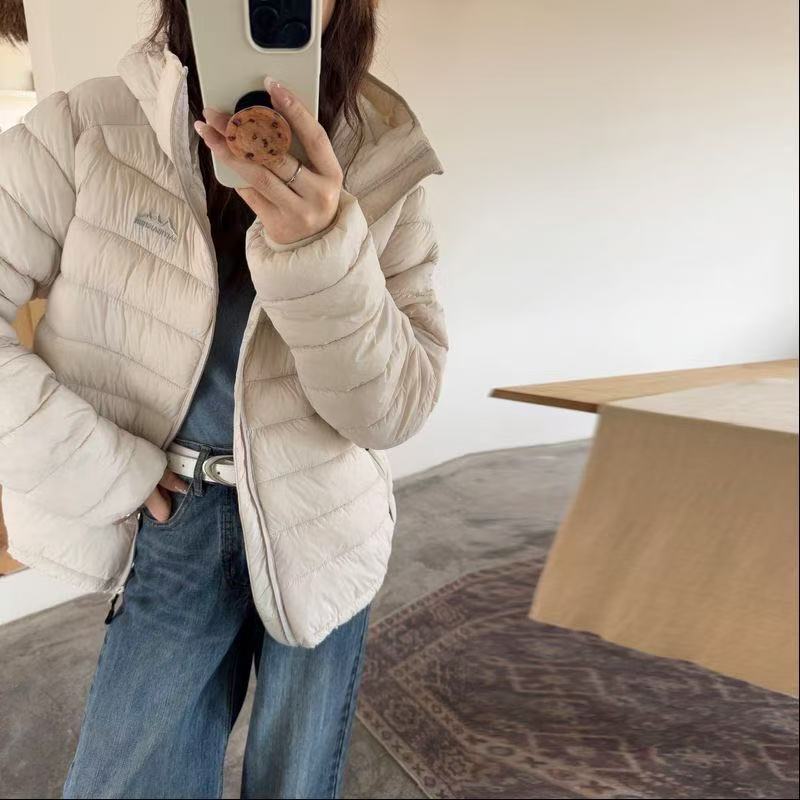 Fashion Loose Warm Down Cotton Jacket Women Winter Lightweight Hooded Korean Style Coat