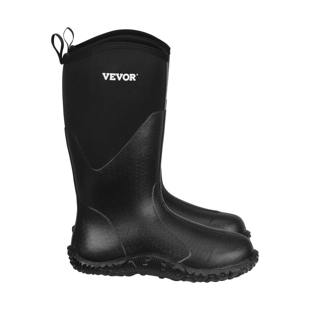 Protective Footwear for Men Neoprene Rubber Work Rain Boots Size 11 US