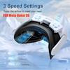 Cool Fan Ficial for Meta Quest 3S Accessories heat dissipation Face Protective Cover PU Leather for Quest 3 VR HeadSet Pressure