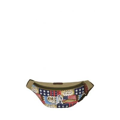 Leather Canvas America P2107Ex Banana Waist Bag