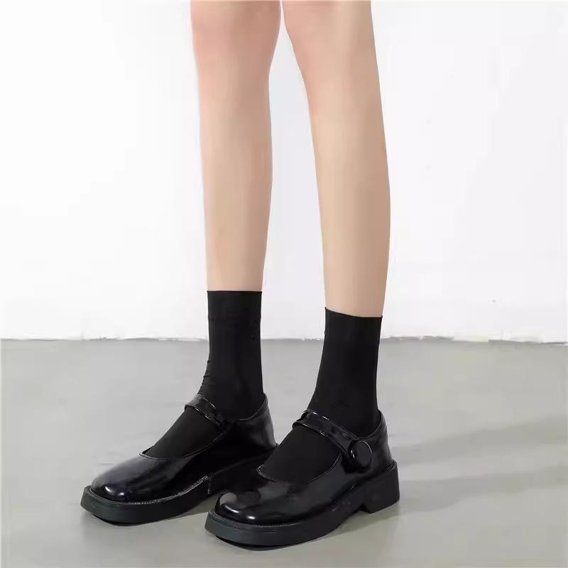 JK Calf Slimming Long Over-the-Knee Socks – Japanese Style Cute Mid-High Tube for Spring/Summer. Velvet Mid-Length