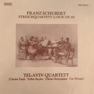 LP FRANZ SCHUBERT, HET TEL AVIV STRIJKKWARTET - Strijkkwartet G-majeur, Op. 161 SM192411 Impromptu Duitsland Klassiek Gebruikt