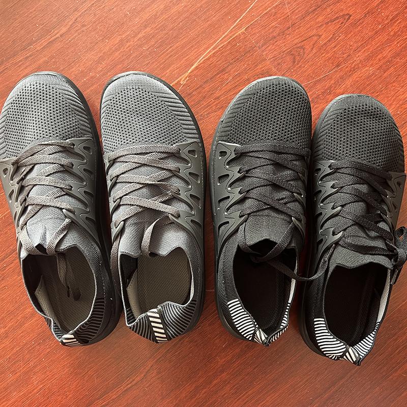 Fashion Black Casual Sneakers Men Wide Toe Barefoot Shoes Male Sneakers Men's Shoes Casual Sport Tennis Wide Plus Size 39-46 Breathable