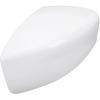 Side Mirror Cover Exterior Rearview Wing Mirror Housing Cap Unpainted White Replacement for Sentra 2012-2019 (without Turning Light Version) Right