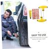 1set Heavy Duty Tubeless Tire Repair Tool Repair Kit for Cars Quick Puncture Repair Kit with Sturdy Strips Easy To Use Tire Plug