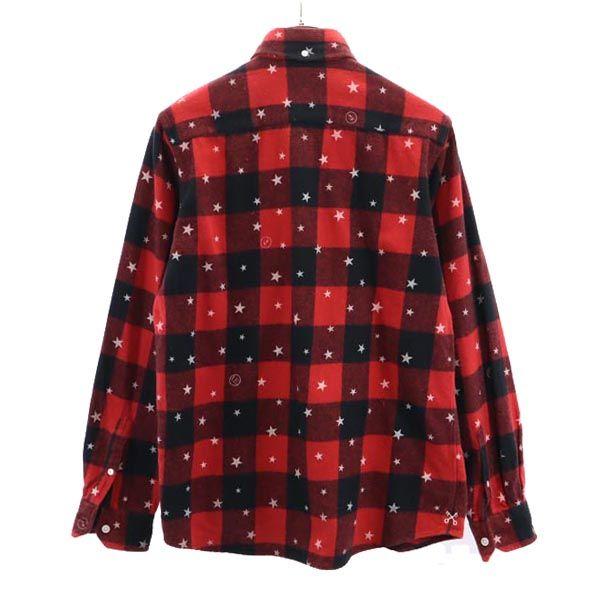 Uniform Experiment Made In Japan Check Pattern Long Sleeve Button Down Flannel Shirt Men's Used