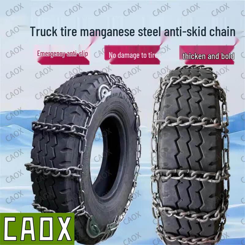 CAOX Anti-Skid Tire Chains for Car & Truck (2-Pack)