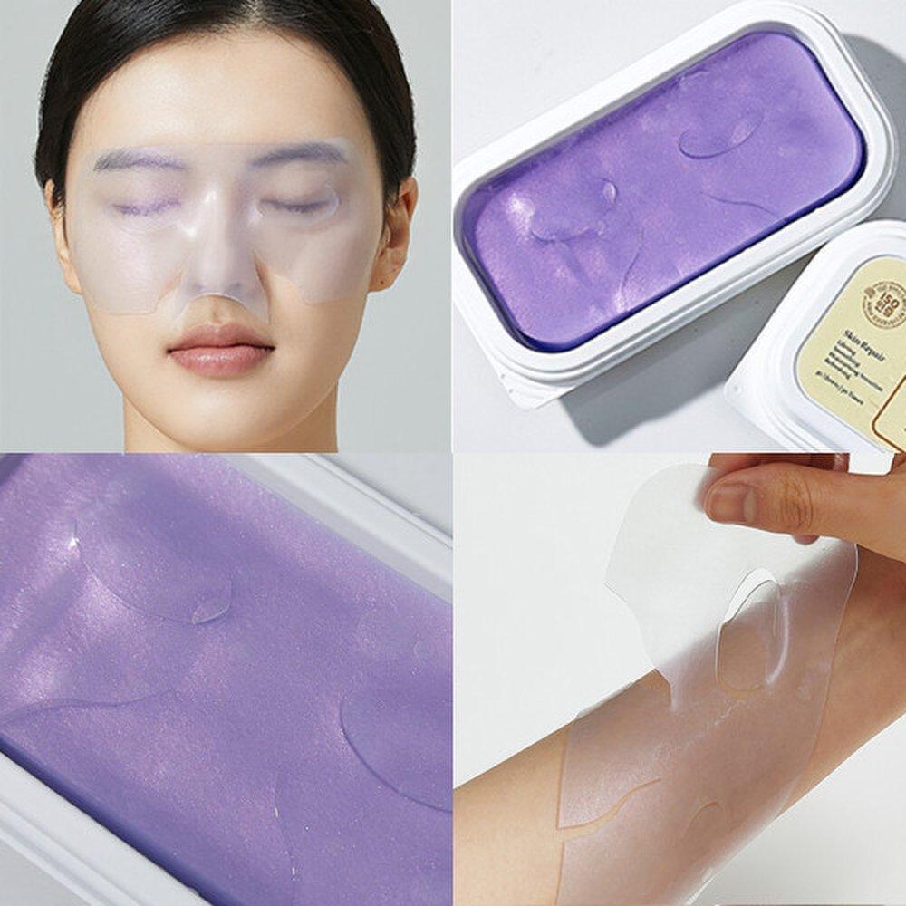 ROROBEE Hydrogel Collagen Neck Wrinkle Lifting Pack 30 Sheets 1 Box Whitening Wrinkle Improvement Functional Volume Neck Mask