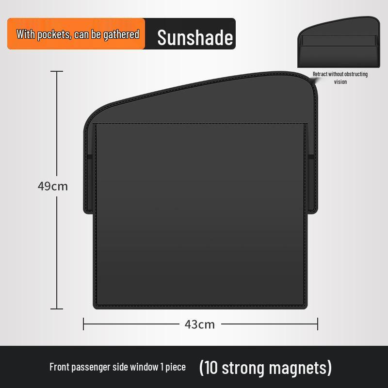 Magnetic Car Sunshade: Dual-Use Blackout and Privacy Curtains