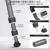 ARTCISE Carbon Fiber Tripod Fluid Video Head Storage Diameter Smaller Than a with Handle Hydraulic Tripod 15kg Load Height Expansion Tripod Bag and