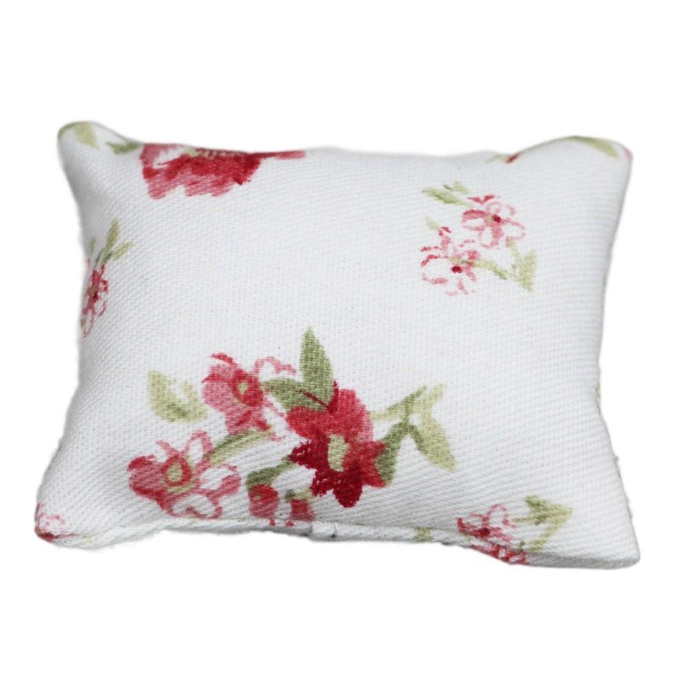 Pretend Play 1:6/1:12 Dollhouse Furniture Doll House Accessories Simulation Plaid Pillow Gifts