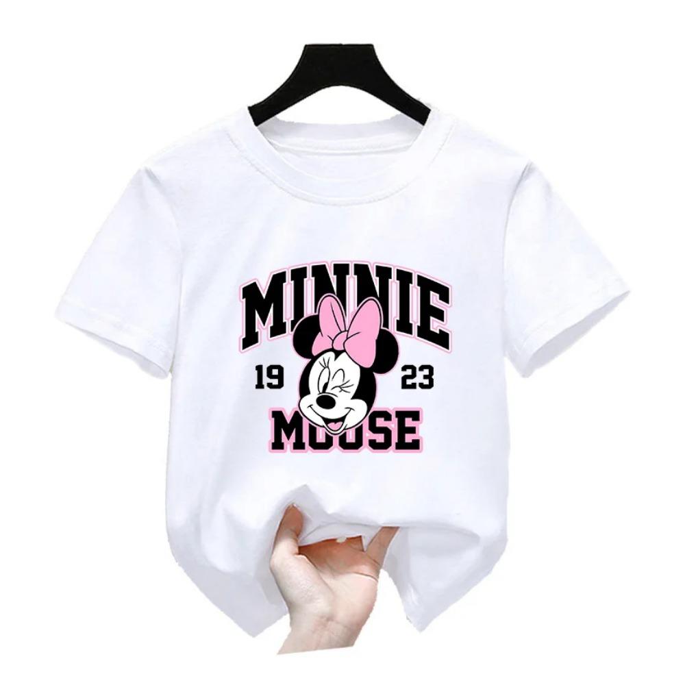Cartoon printed children's T-shirt clothing round neck children's top