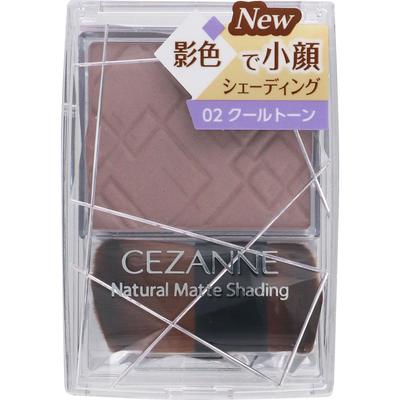 Sezanne Natural Matte Shading 02 Cool Tone Skin Makeup Anwendung: Nehmen Sie eine kleine Menge des Produkts auf den Pinsel und tragen Sie es auf die Stelle auf, an der Sie