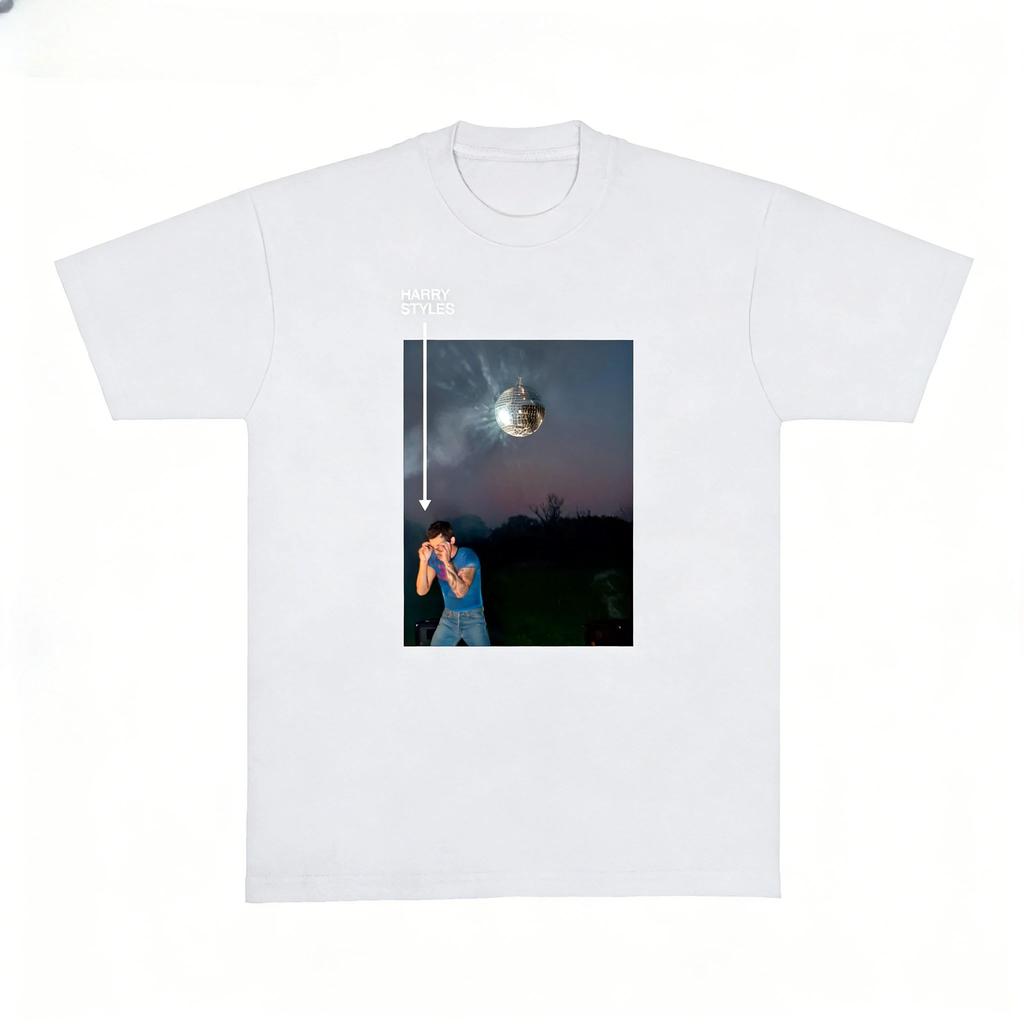 2026 New Album Print Tops 2026 Latest Harry Styles Fan Cotton Tshirt for Fans of His T Shirts Casual Loose T Shirts Unisex