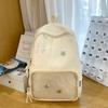 Transparent Large Capacity Student School Bag College Style Women's Backpack
