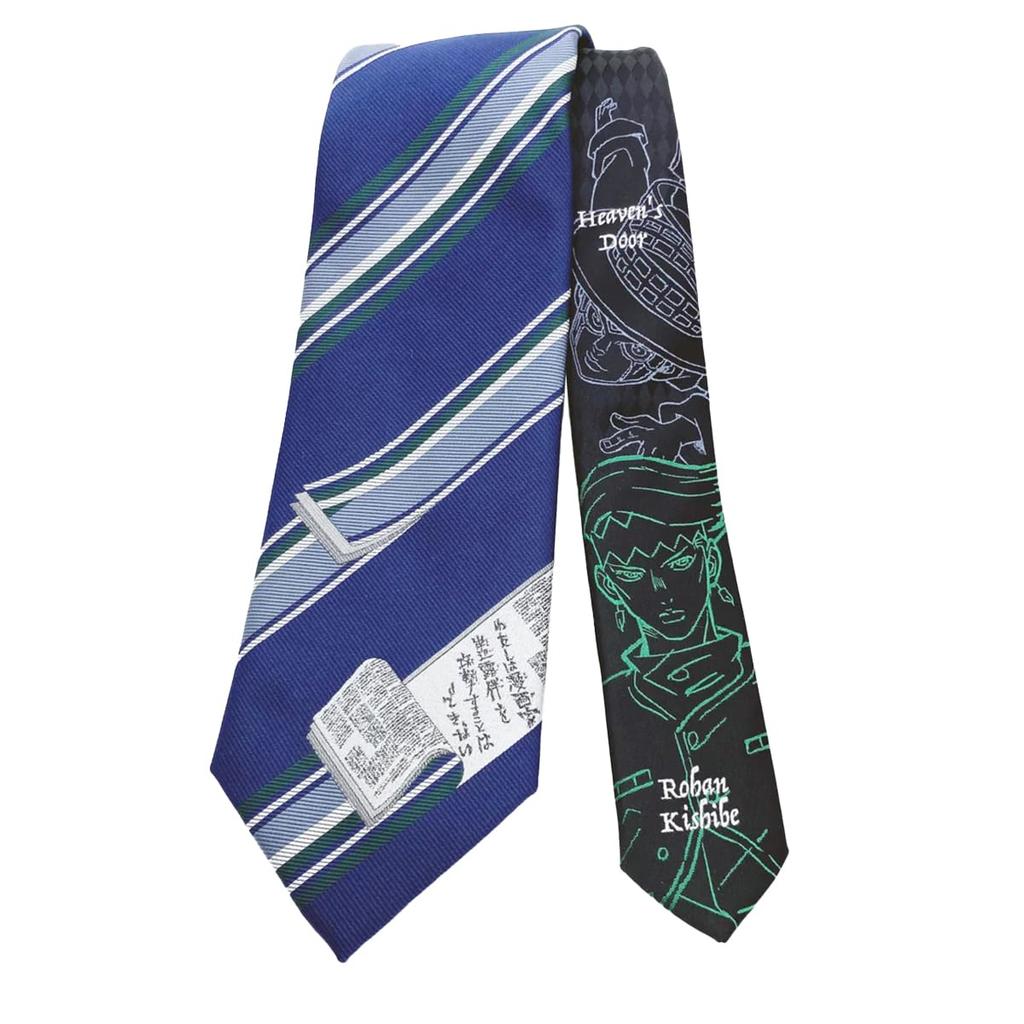 [Florence Spec] JoJo's Bizarre Adventure Part 4 Necktie Rohan Kishibe JJN000006-009 Navy 4 Standard