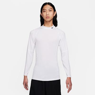 Nike T Shirts Men s White Crew Neck Moderate Straight Fit 2XL