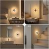 LROLTEF LED Sensor Light, USB Rechargeable, Indoor Motion Sensor, Footlight, Light and Dark Sensor, 3 Practical Modes, Stick-On or Magnetic, Night