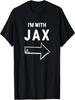 I'm With Jax Funny Couples Or Group Halloween Costume T-Shirt