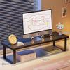 Supporto Riser per Monitor da Scrivania Regolabile Schermo Laptop Organizzatore Spazio di Lavoro Ergonomico Legno Bianco Noce Nero