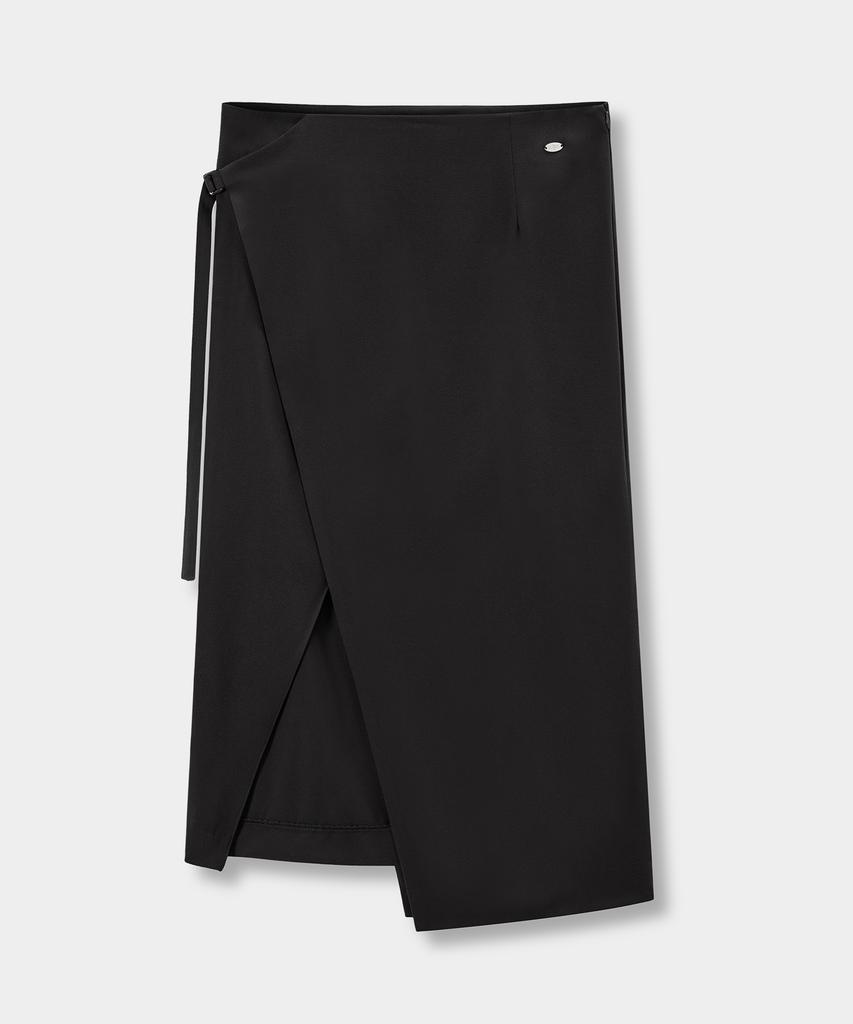 Yujen Asymmetric Layered Wrap Skirt_2 Color