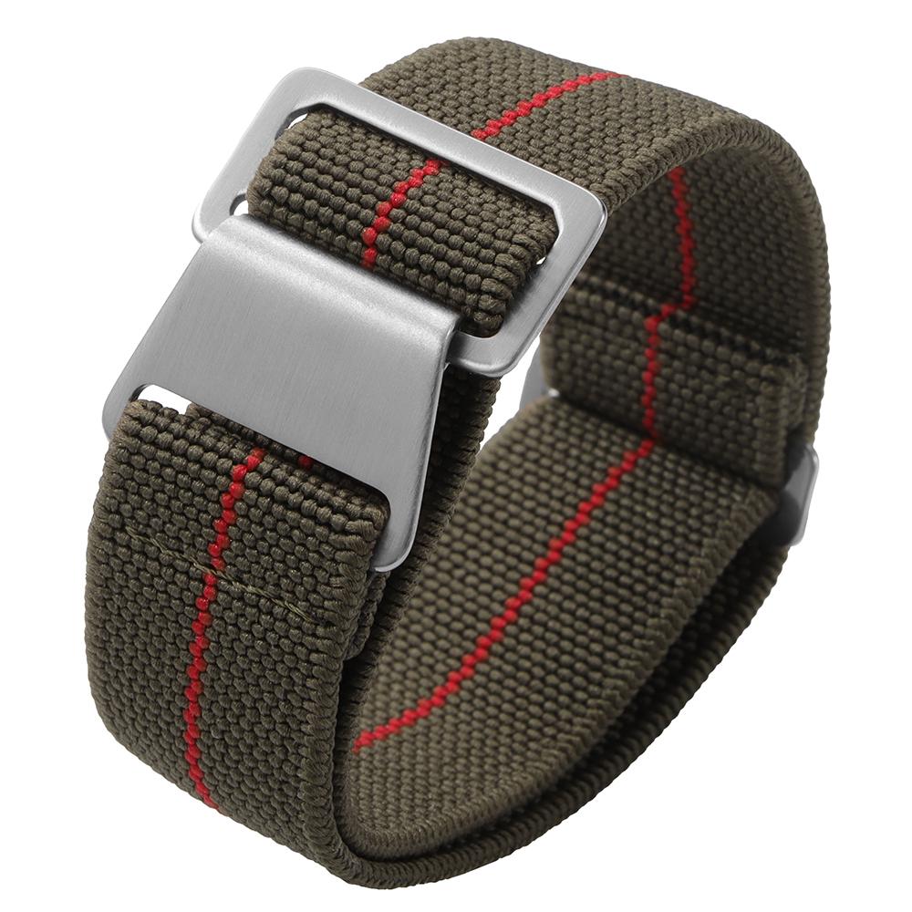 18/20/22mm Nylon Watchbands Parachute Elastic Breathable Skin Friendly Straps for Rolex Water Ghost for Omega for Tudor Bracelet