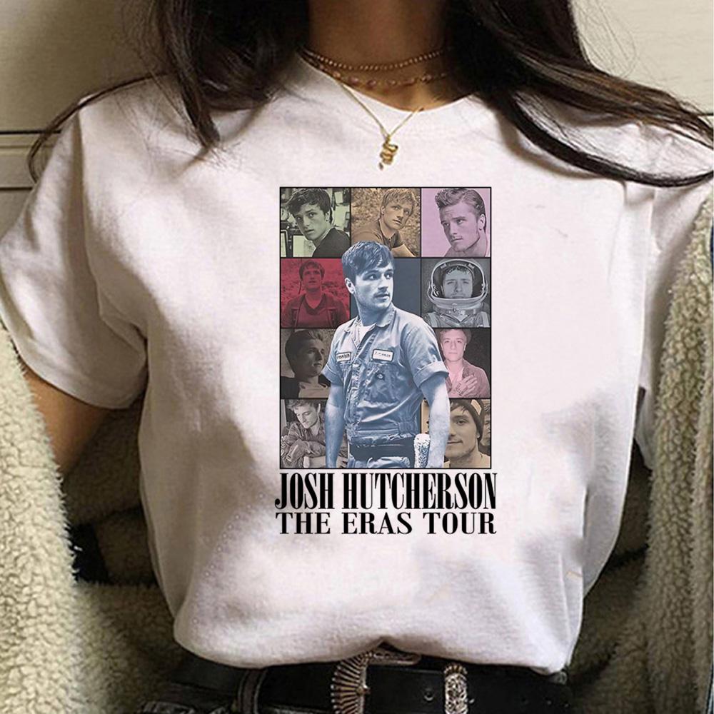 Josh Hutcherson tshirts women Japanese Y2K tshirts female harajuku funny 2000s clothing