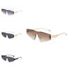 Unisex Geometric Style Pc Frame Sunglasses With Shield Uv Protection For Outdoor Sports And Driving
