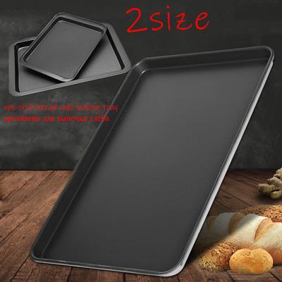 Plateau de cuisson rectangulaire antiadhésif pour pain et gâteau plateau de cuisson four rectangulaire noir plateau de cuisson DIY cuisson
