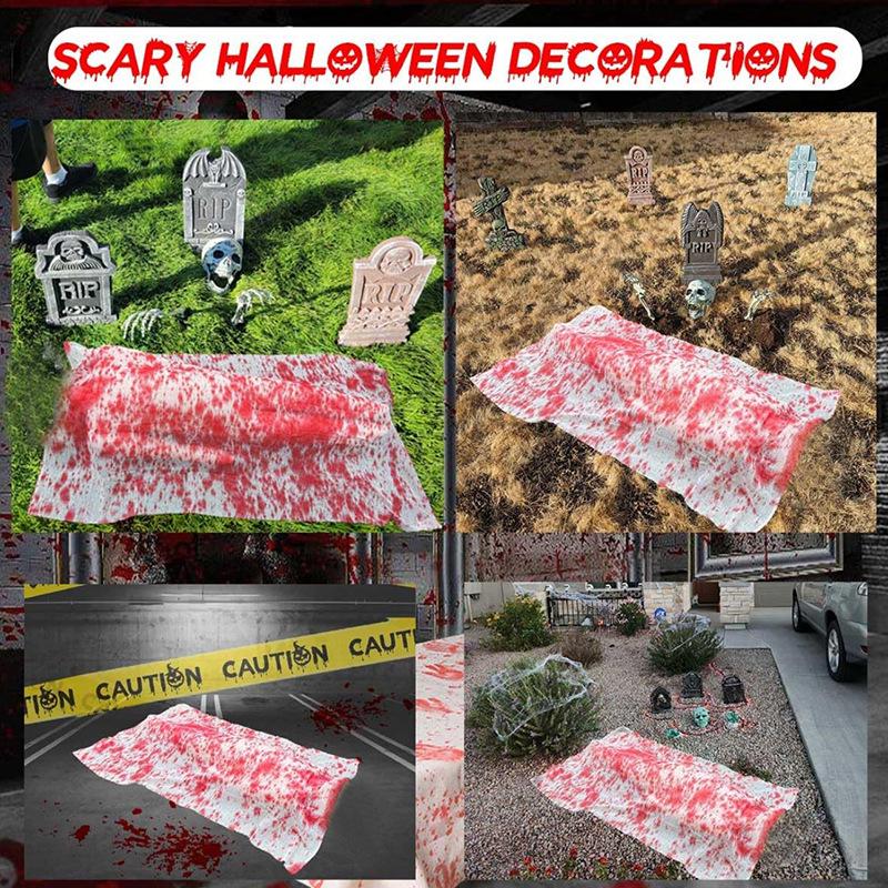 Scary Halloween Decorations Outdoor Dead Body Prop Haunted House Decorations Halloween Party Decor Dead Body Halloween Prop