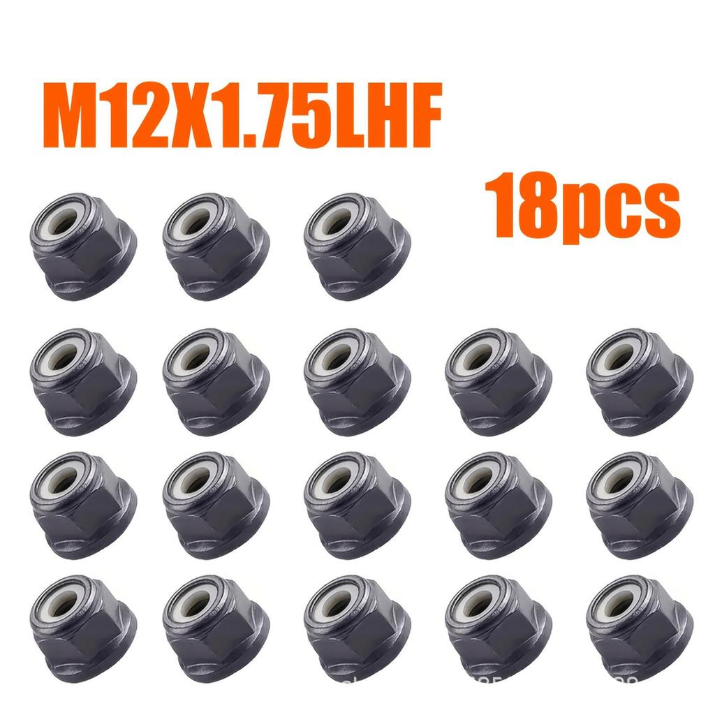 M12*1.75 LHF Left-Hand Thread Anti-Loosening Nut for Lawnmowers