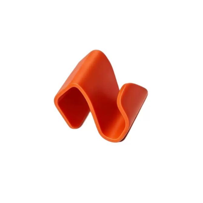 4pcs Car Front Passenger Hook Glove Box Multi-functional Automotive Storage Hook Interior Car Hook Orange 4pcs