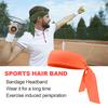 Modisches Sport-Stirnband Verstellbar Hinten Schweißbänder Schnelltrocknend Mehrfarbig Athletische Haarstyling-Accessoires für Tennis Basketball