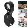 40X Magnifier Loupe LED Lights High Transmittance Portable Jewelers Loupe with Aluminium Alloy   for Elderly
