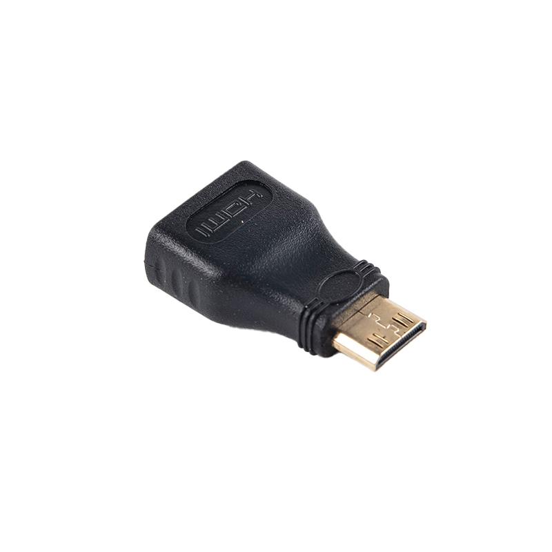 Black Mini Compatible Converter Male To Standard Extension Cable Adapter