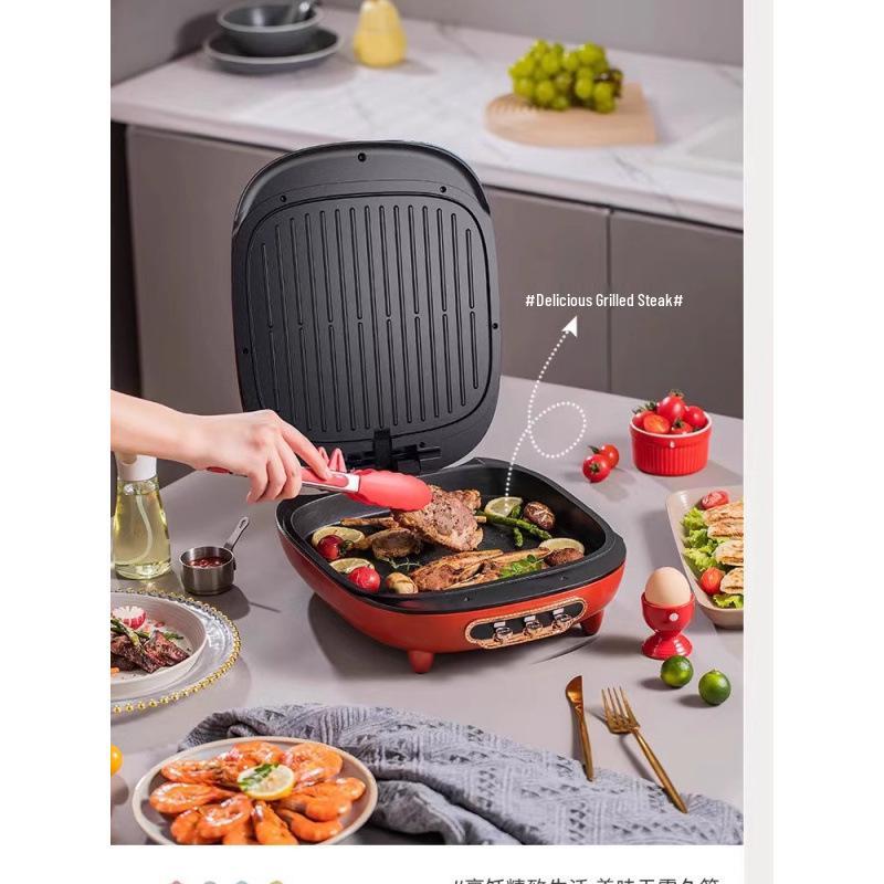 Mondamengda Multifunctional Electric Griddle & Pancake Maker, Double-Sided Non-Stick Frying and Baking Pan