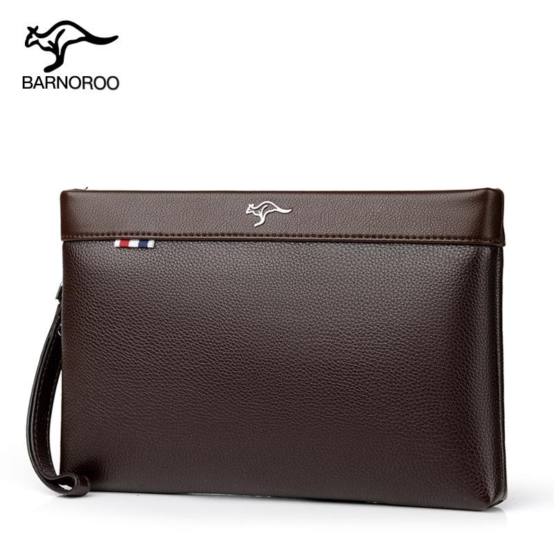 Men's Clutch Handbag - Trendy Underarm Envelope Bag & Mobile Phone Holder