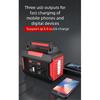 42000mAh Robustes 12V/24V Auto-Starthilfegerät mit 4000A Spitzenstrom Booster Powerbank Starthilfe für LKW-Batterie