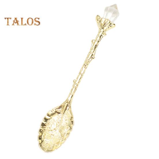 

Ложка для супа, посуда из искусственного хрусталя, можно мыть в посудомоечной машине, надежная ложка для кофейного супа, лопатка, кухонные гаджеты золотистый