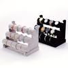 Bracelet display rack, 2-layer 3-layer bracelet storage rack, velvet jewelry rack, suitable for necklaces, headbands, watches