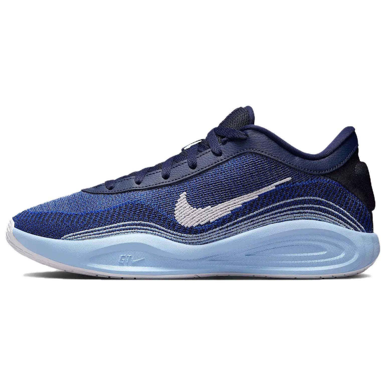 

Nike GT Hustle Academy Anti Slip Wear Resistant Low Top Basketball Shoes Unisex Blue Basketball Shoes FJ7808-401 44 синий
