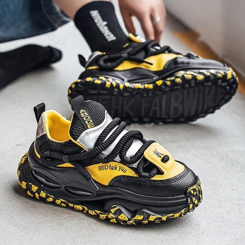 Fashion Fashion Trend Casual Low Top Non Slip Sport Shoes for Men 2025 Autumn New Mesh Breathable  Comfortable Versatile Chunky sneakers