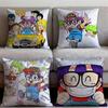 Kawaii Dr. Slump Cushion Cover Premium Comfort Reversible Pillow Cove -Two In One Design for Any Room & Car Interior