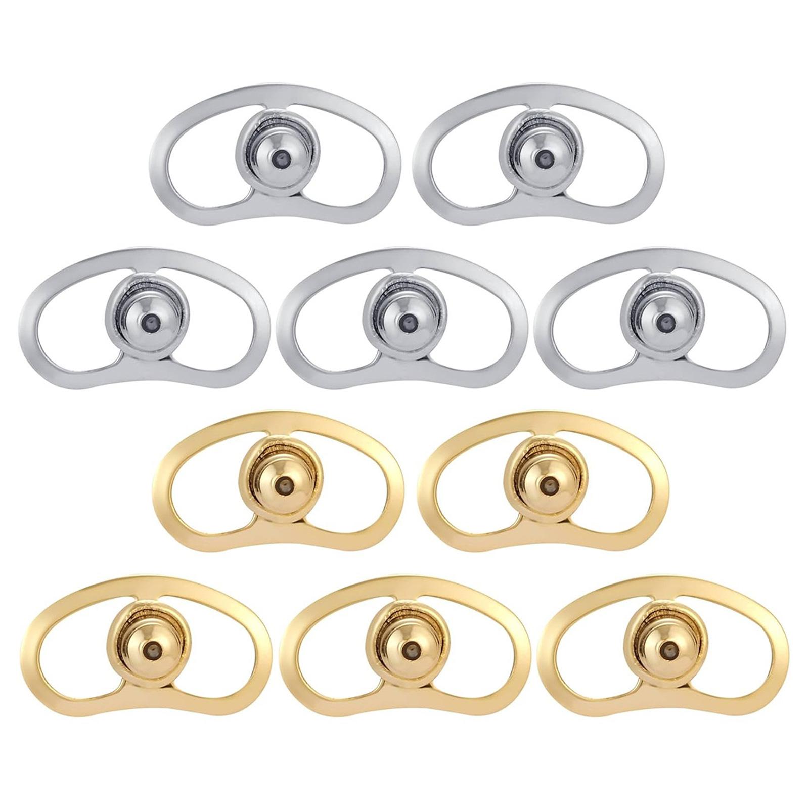 

Набор из 10 задних частей для сережек для тяжелых гвоздиков Стильные задние части для сережек Аксессуары Изящные Разработаны для прочной поддержки гвоздиков B