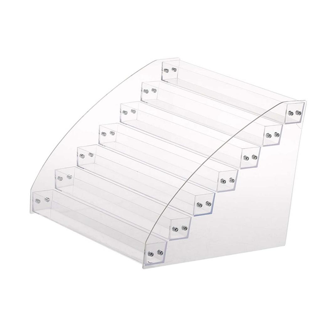 Durable Nail Polish Acrylic Makeup Display Stand Rack Organizer Holder Seven Layers