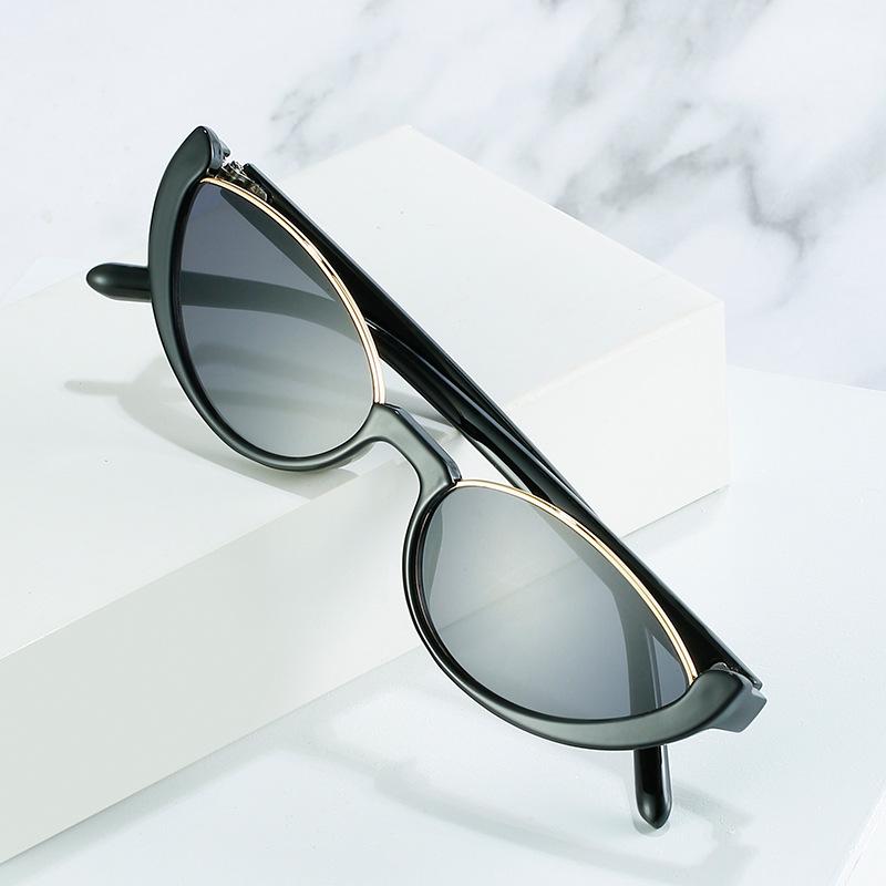 2021 Cat-Eye Sunglasses: Trendy European & American Small Frame, Simple Avant-Garde Street Style for Women